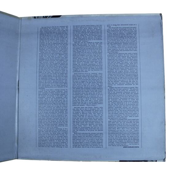 History of Eric Clapton Vinyl Record Album Gatefold ATCO SD2-803 1972 - Picture 13 of 14